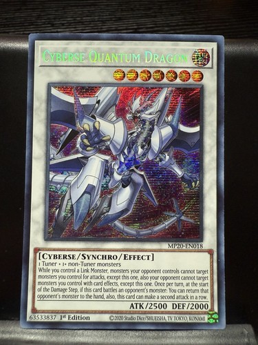 Yugioh cyberse quantum dragon - cyberse,