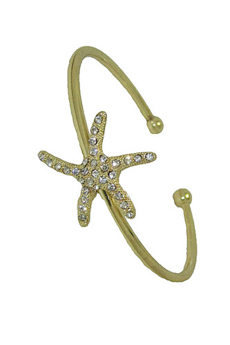 Bracciale stella pesce 18kt - pesce,