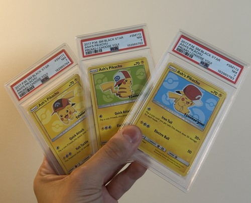Ash pikachu promo set sm - pikachu,