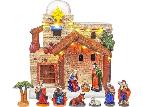 Set natività villaggio - set,