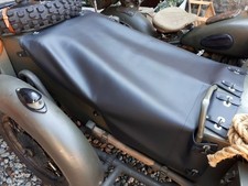 Dnepr K 750, Mw 750, Ural M72, Telone per Il Sidecar IN Pelle Sintetica, Nero