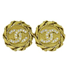 Orecchini tondi CHANEL CC con