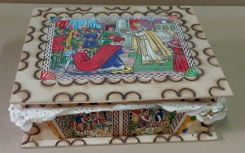 Scatola legno siciliana - scatola,