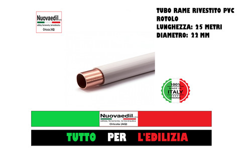 Tubo rame rivestito - rame, pvc