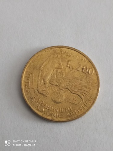 Moneta 200 lire dei - lire,