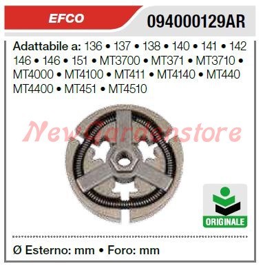 Frizione efco per - motosega, 136