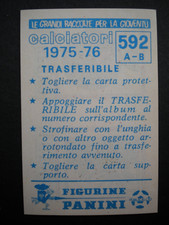 FIGURINA PANINI CALCIATORI