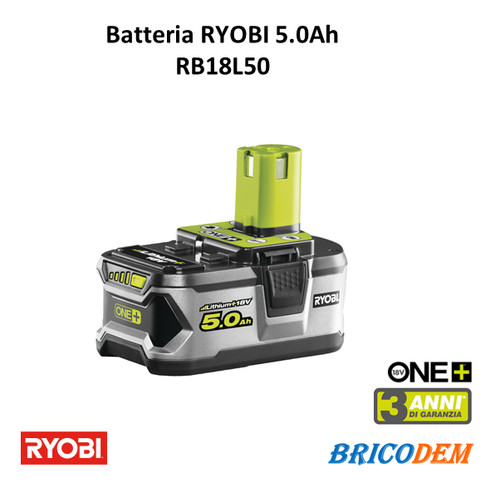 Ryobi rb18l50 batteria al - batteria,