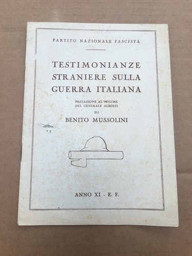 Mussolini testimonials - mussolini,