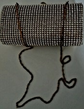 Pochette oro con strass e