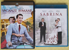 AUDREY HEPBURN: VACANZE ROMANE (1953) + SABRINA (1954) - DVD + BLU-RAY ITALIANI