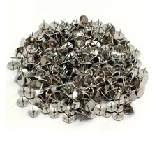 100 PUNTINE DA DISEGNO ARGENTO lavagna scuola ufficio appunti bacheca muro