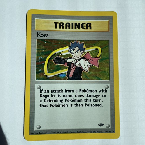 Carta pokemon trainer koga - pokemon,