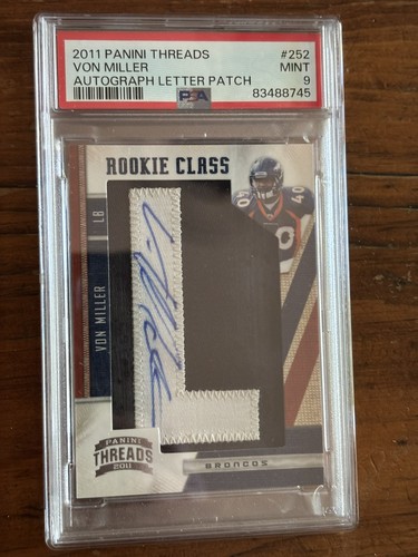 Von miller auto letter patch - von,