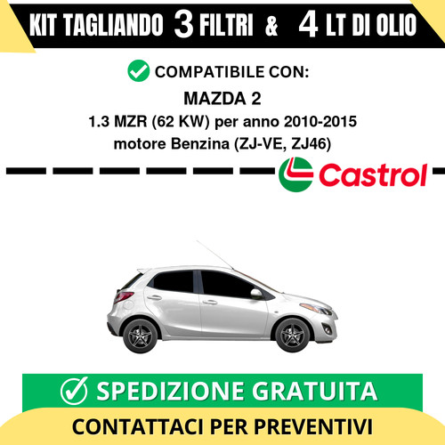 Tagliando per mazda 3 mzr - tagliando,