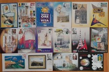ITALIA 1999/2000 - 16 CARTOLINE DELLE POSTE ITALIANE CON ANNULLI FILATELICI