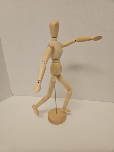 Manichino legno figura - manichino,