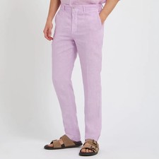 Pantalone chino uomo lino