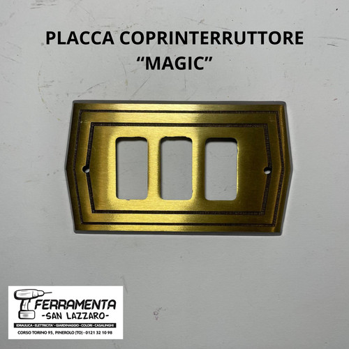 Placca ottone compatibile - ottone,