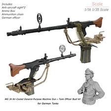 1/16 WWII MG34 mitragliatrice