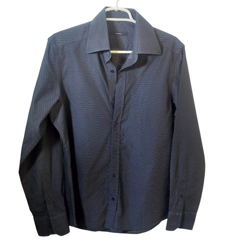 Gucci camicia uomo blu navy