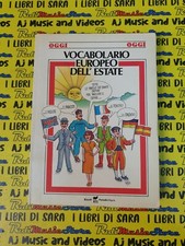 Book libro VOCABOLARIO EUROPEO DELL'ESTATE INGLESE TEDESCO FRANCESE SPAGNOLO(B61