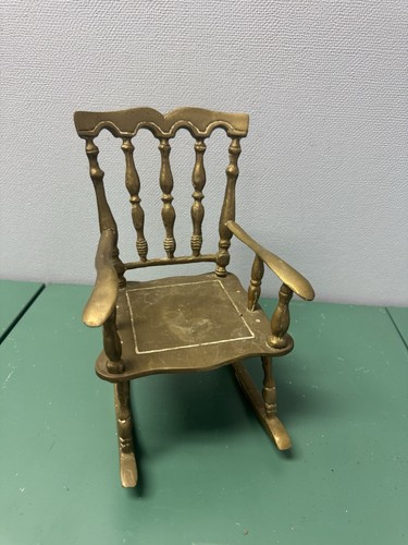 Sedia dondolo vintage in - a,