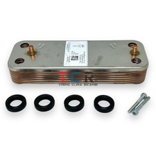 Scambiatore 12 piastre caldaia