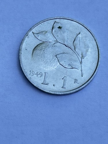 Moneta lira arancio - moneta, 1