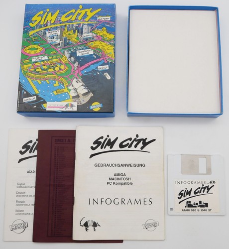 Sim city atari - atari, 1040