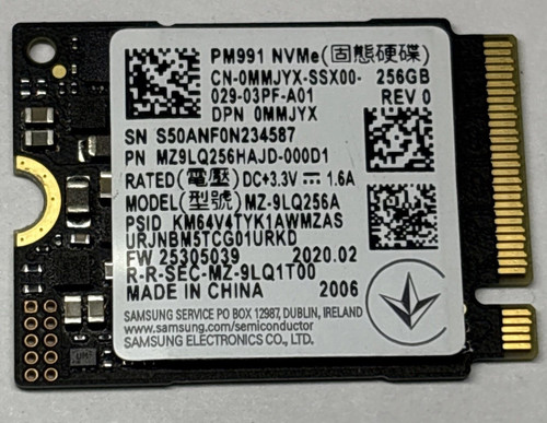 Samsung pm991 256gb nvme - pm991, m.2