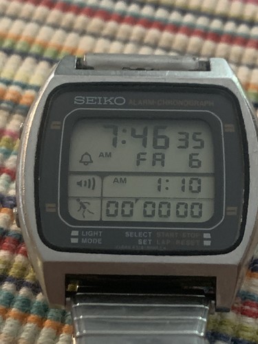 Seiko a714 5009 vintage lcd - seiko,