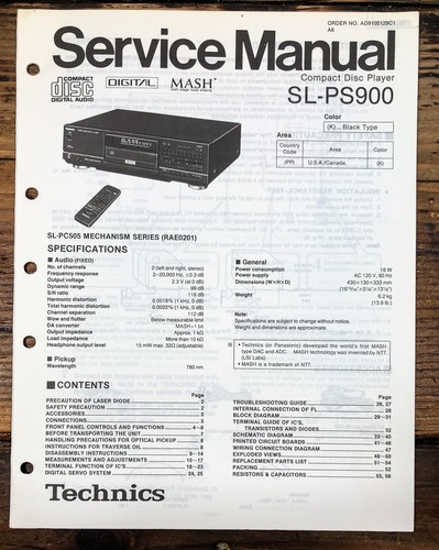 Technics ps900 lettore - sl-ps900,
