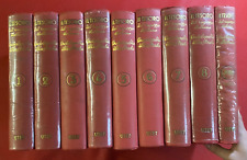 IL TESORO 9 Volumi COMPLETA , ENCICLOPEDIA DEL RAGAZZO ITALIANO Ed UTET (1954)