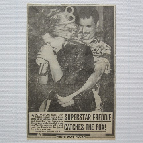 Freddie mercury 1986 the sun - freddie,