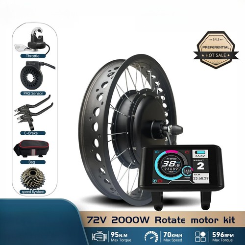 Kit fat bike elettrica 72v - kit,