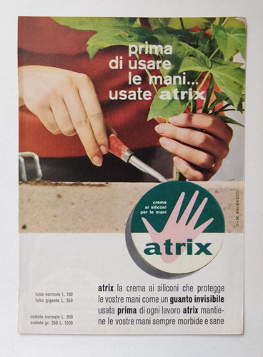 Pubblicita atrix crema ai - pubblicita',