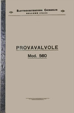 Chinaglia Mod. 560 - MANUALE USO  Provavalvole  pagine 42 
