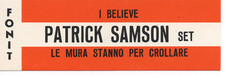 PATRICK SAMSON SET - I