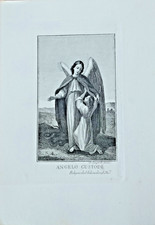 ANGELO CUSTODE Incisione 1870 ca.