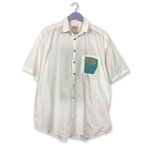 Camicia vintage bianca - camicia,