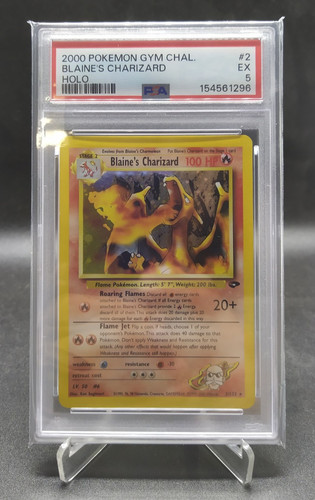 Blaine charizard holo 132 - blaine's,