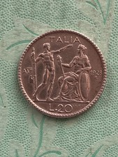 20 Lire 1928 Littore SPL in