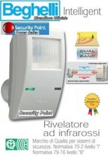 BEGHELLI INTELLIGENT ANTIFURTO WIRELESS VOLUMETRICO IR 8154 ALLARME CASA UFFICIO