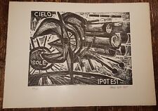 Litografia Numerata Vinicio Berti 1965