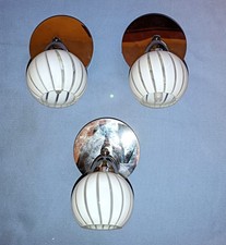 3 LAMPADE APPLIQUE DA PARETE INTERNO INSPIRE CLASSICO MODERN0  10W-230 volt LED