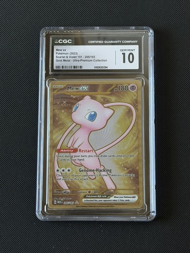 Gemma cgc mint mew ex - mint,