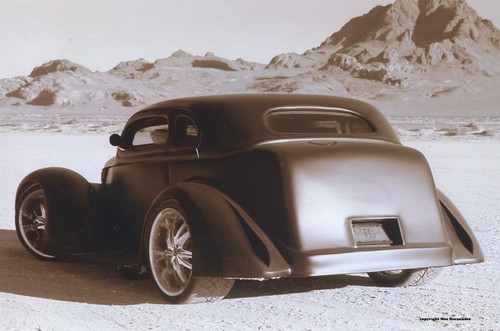 Cadillac hot rod - rod, schild