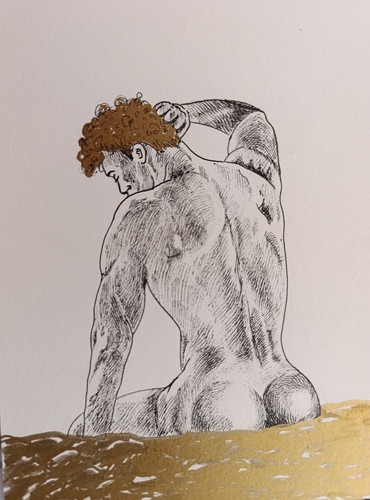 Nudo maschile art - , deco