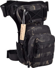 Marsupio Cosciale Tattico Militare Borsa Gamba Moto Molle Impermeabile per Campe